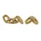 CosmoLiving by Cosmopolitan Gold Porcelain Glam Chain Sculpture Set